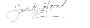 Juanita Hood Signature